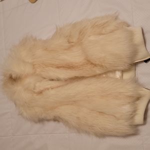 Faux fur vest